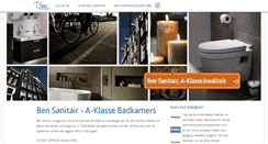Desktop Screenshot of bensanitair.nl